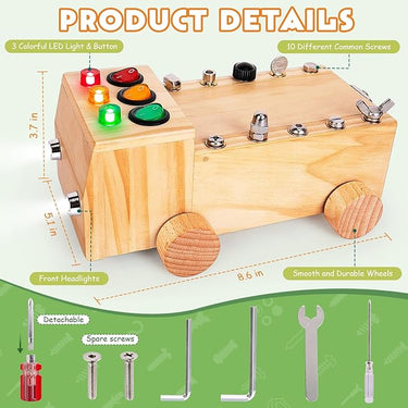 Ecotoys FixiTruck | Desarrolla habilidades - Tablero educativo para niños